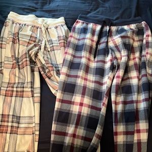 plaid pajama pants